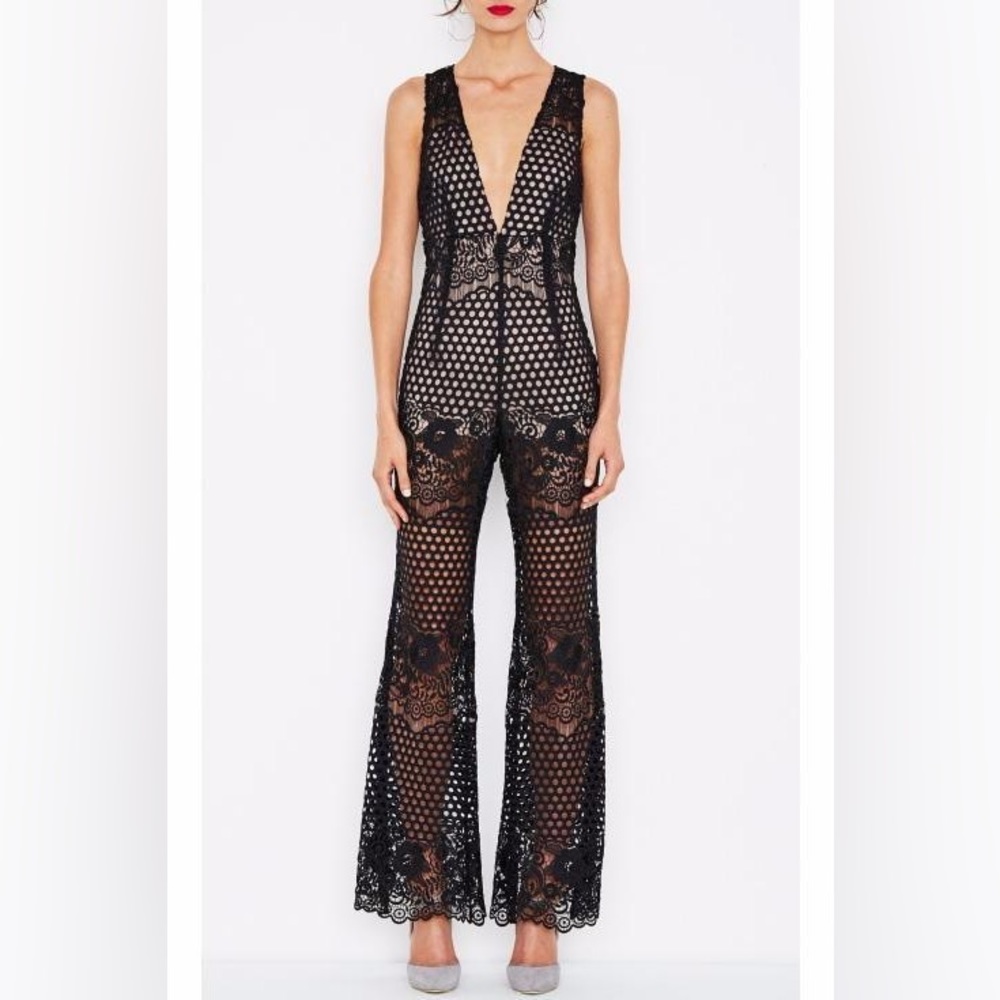 NWT Alice McCall “New Romantic” Jumpsuit in Black